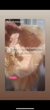 Load image into Gallery viewer, 613 full silk lace Indian Raw Wig