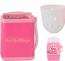 Load image into Gallery viewer, Large Pink or Black washing machine w/ drying bucket { batteries included}